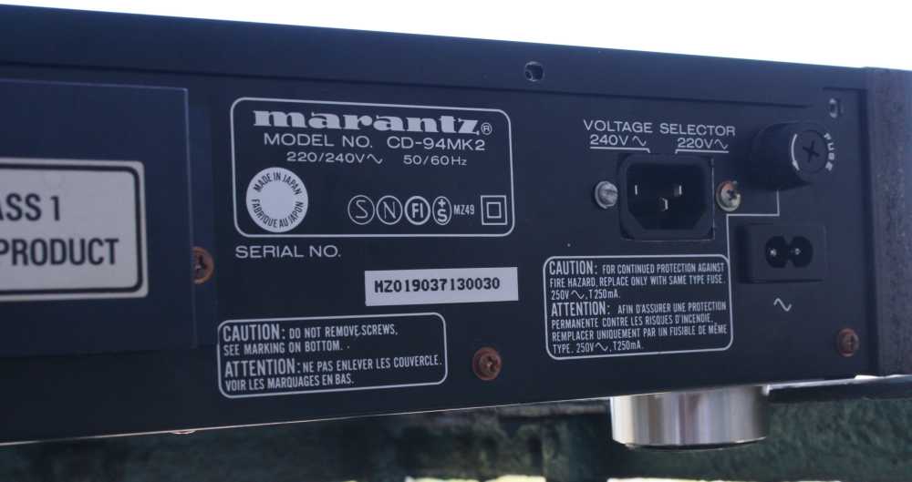 Marantz CD-94 MK2